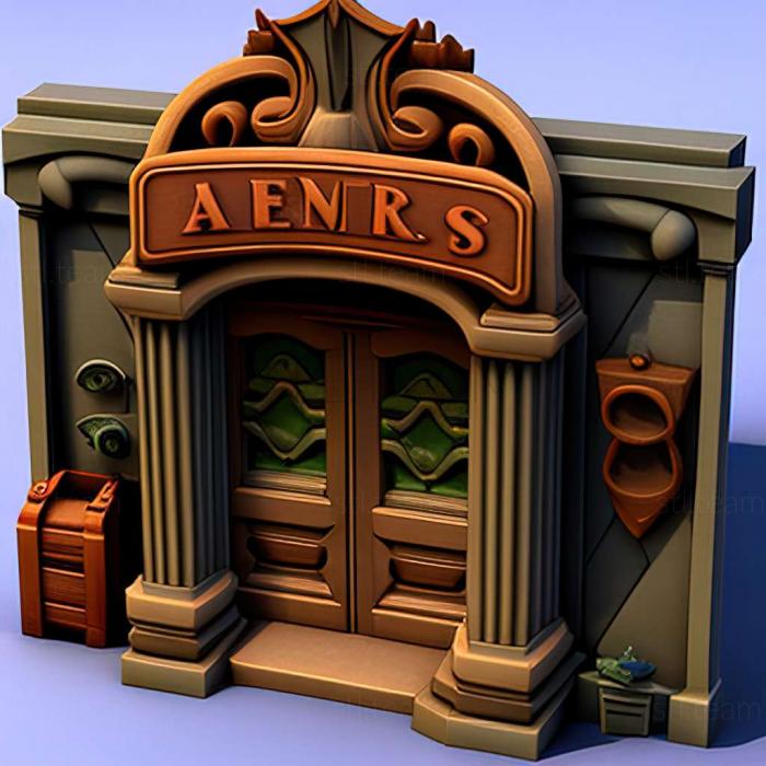 3D model The Sims 2 Open for Business game (STL)